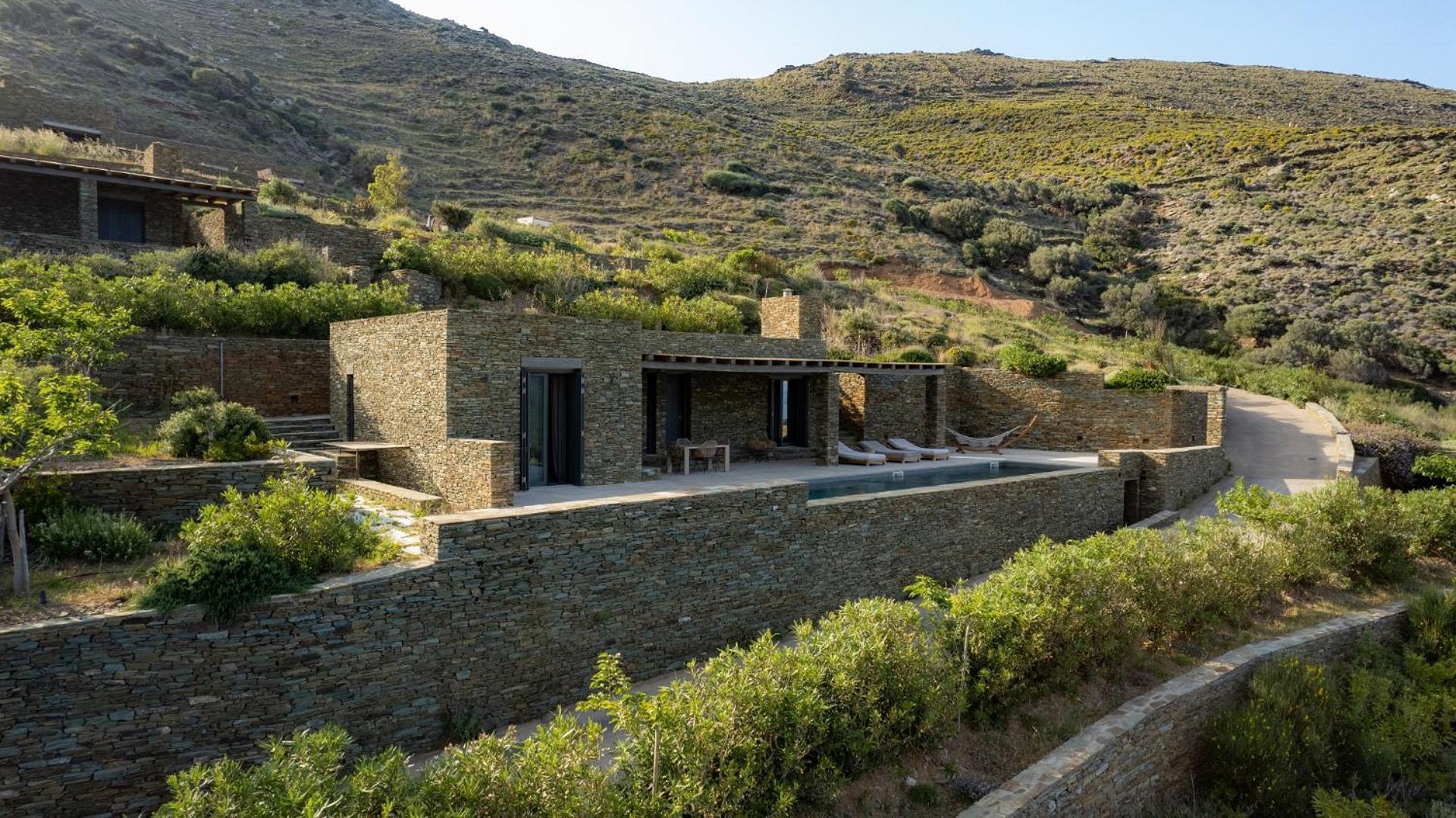 Onar Andros Konuk evi Achla Dış mekan fotoğraf