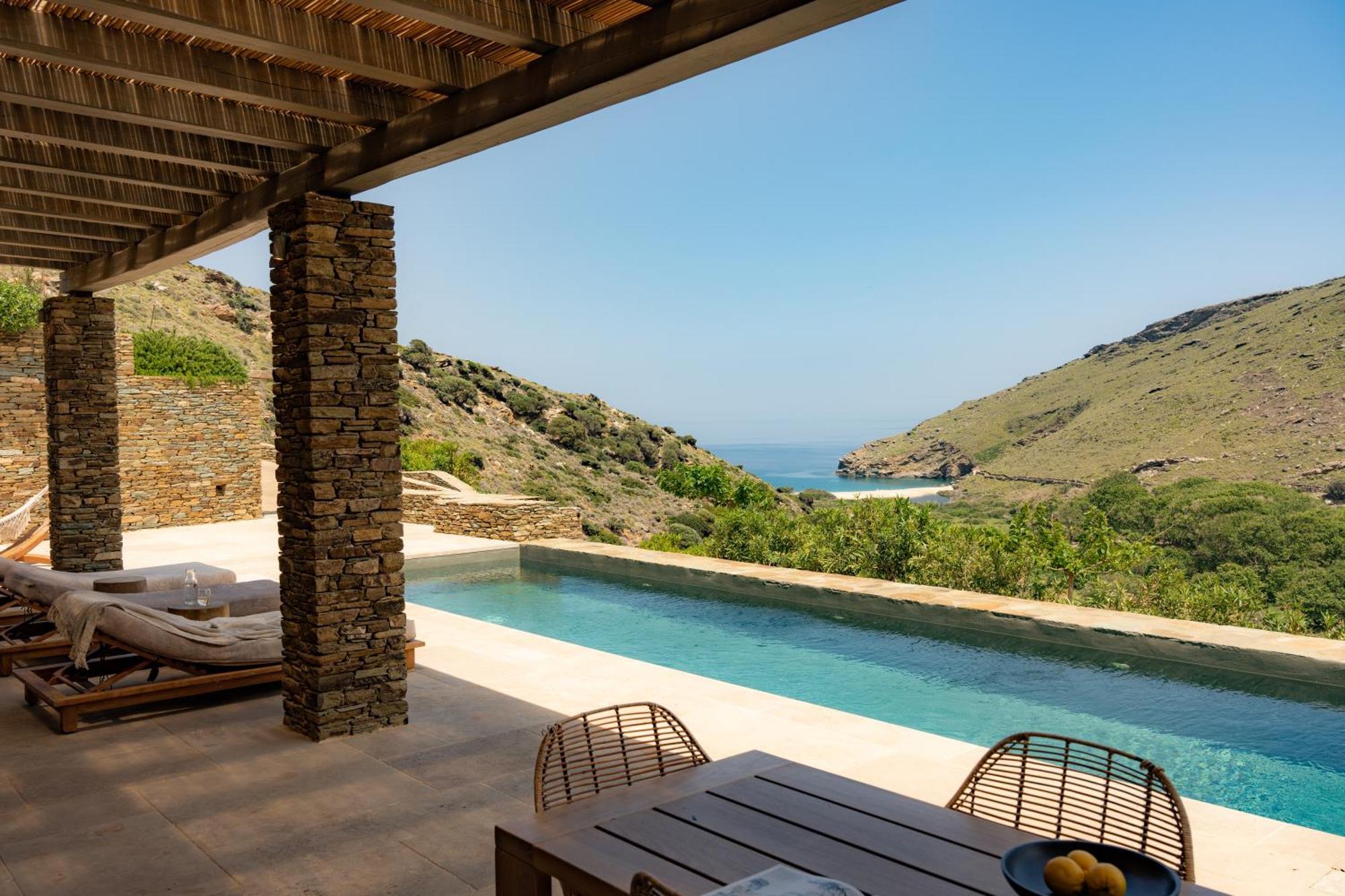 Onar Andros Konuk evi Achla Dış mekan fotoğraf