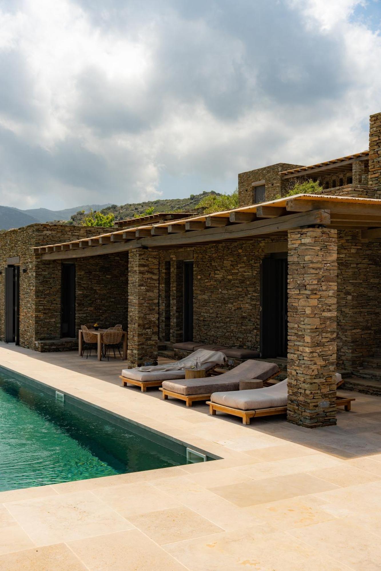 Onar Andros Konuk evi Achla Dış mekan fotoğraf