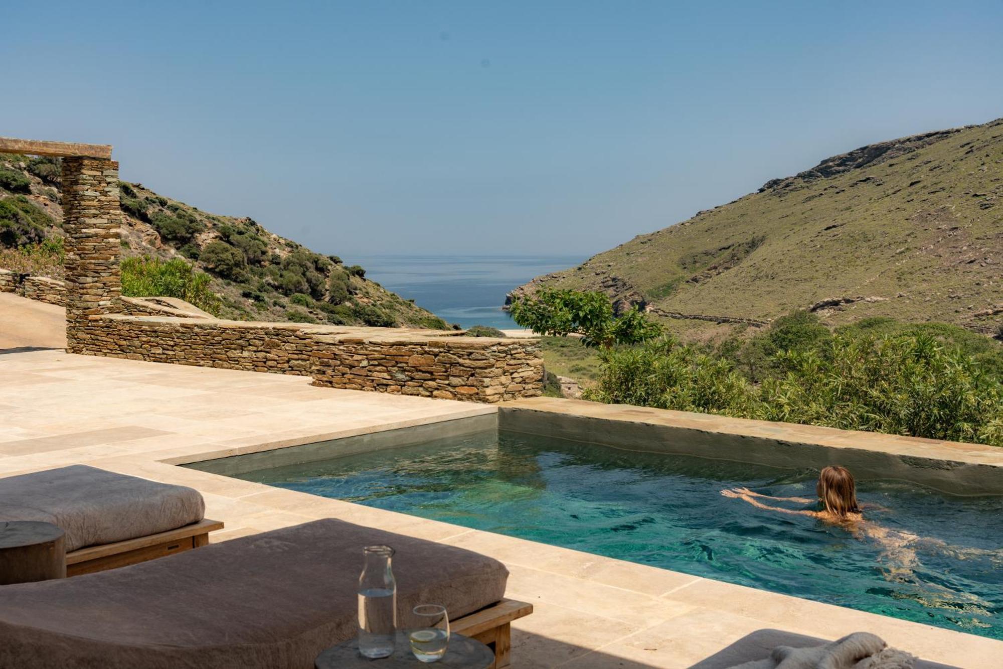 Onar Andros Konuk evi Achla Dış mekan fotoğraf