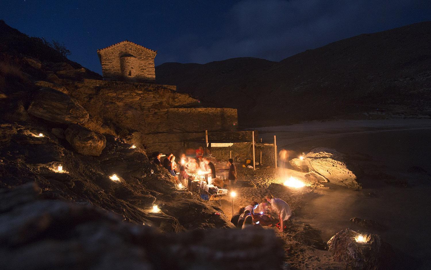 Onar Andros Konuk evi Achla Dış mekan fotoğraf